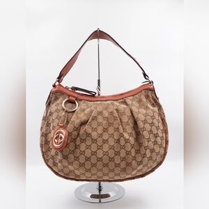 CE40 💟 GUCCI GG Monogram Sukey Hobo